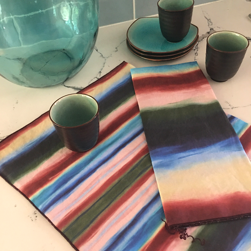 Autumn Stripe Tea Towel Set