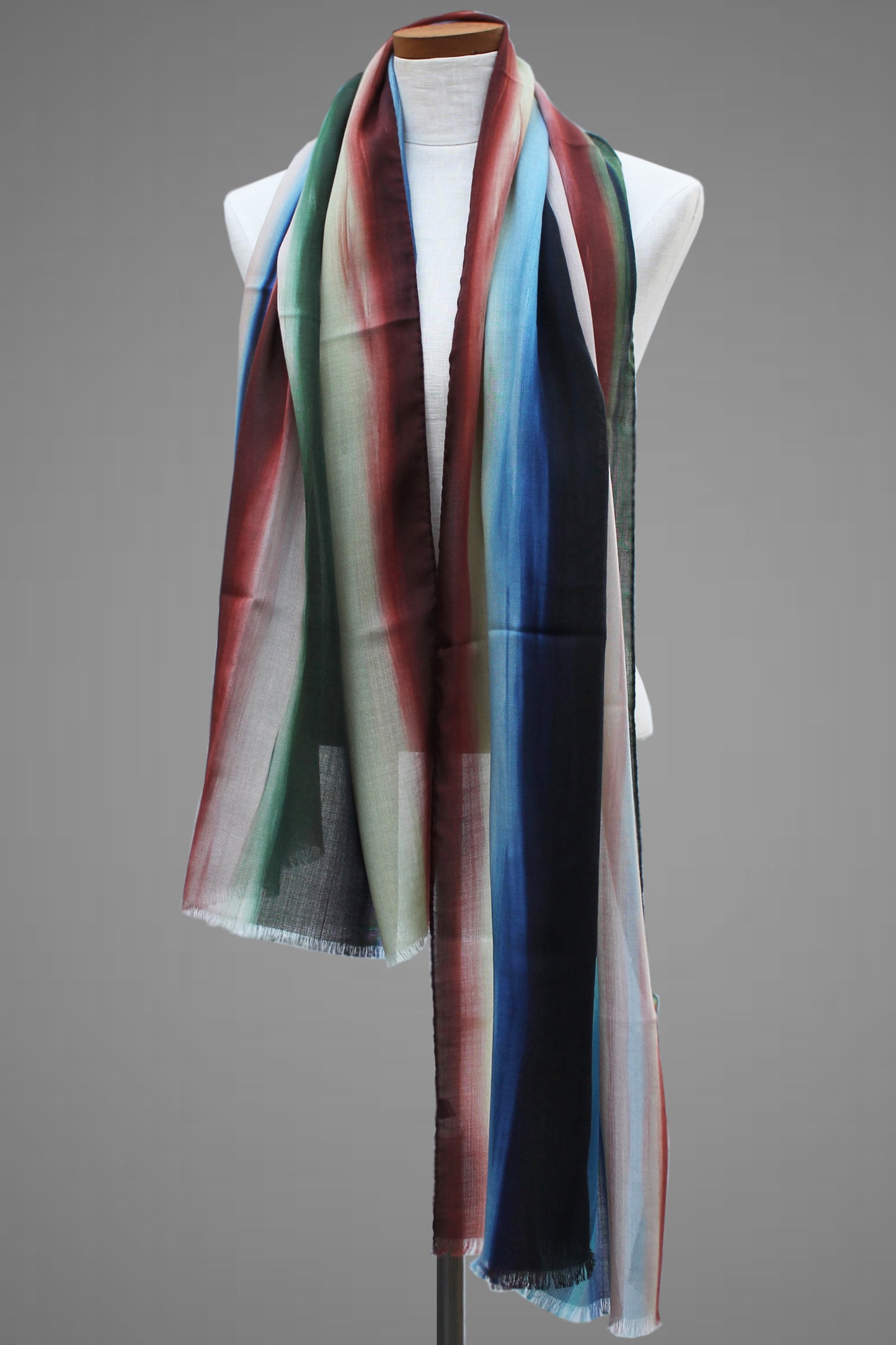 Autumn Stripe Long Scarf