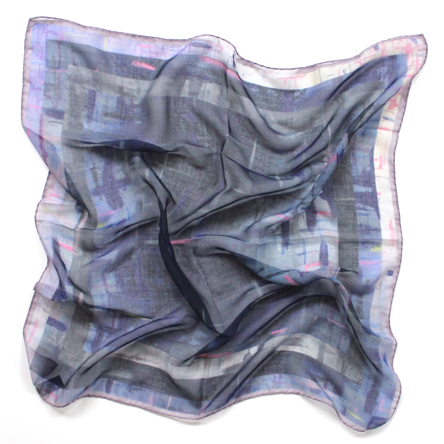 Blue Pink Static 1 Bandana