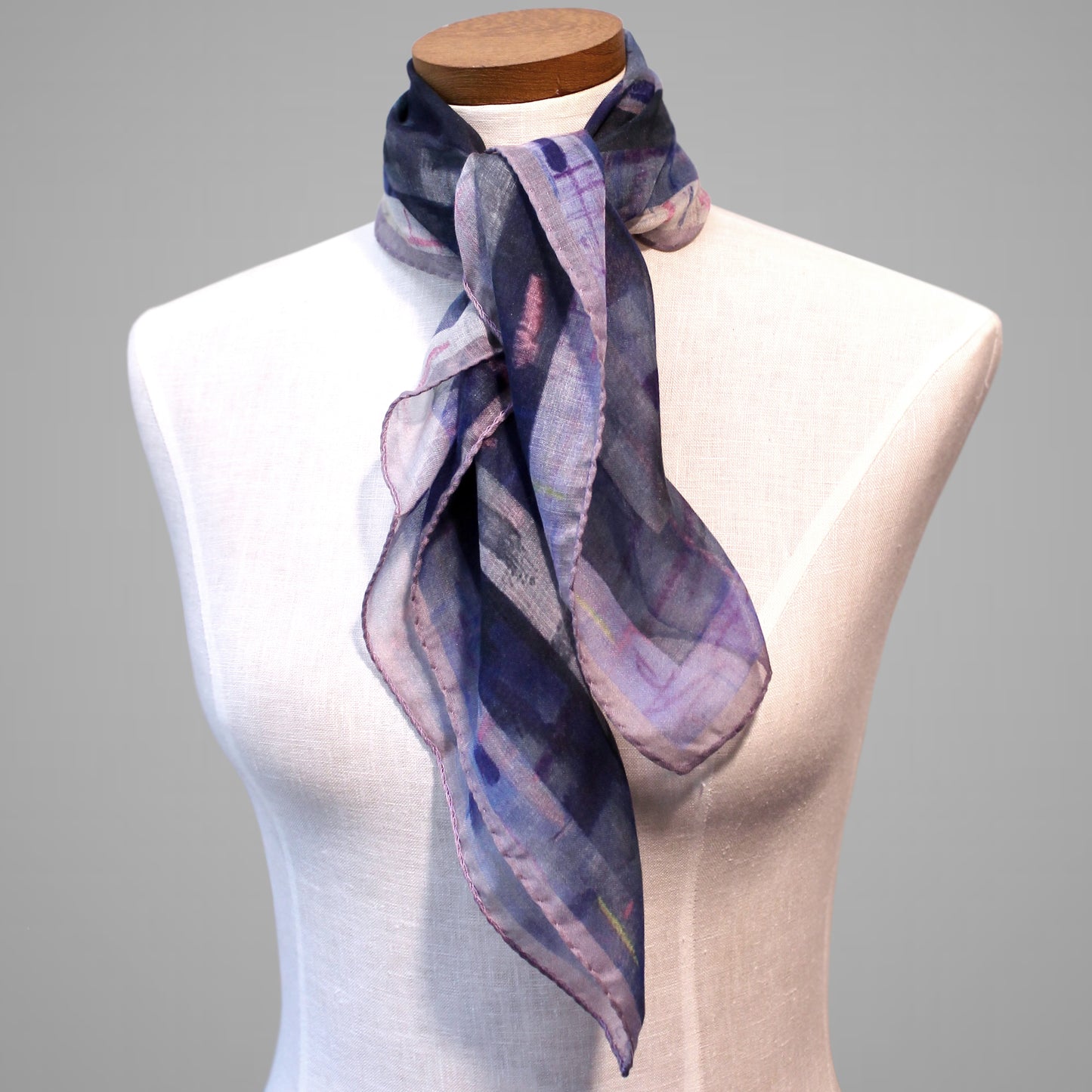 Blue Pink Static 1 Bandana