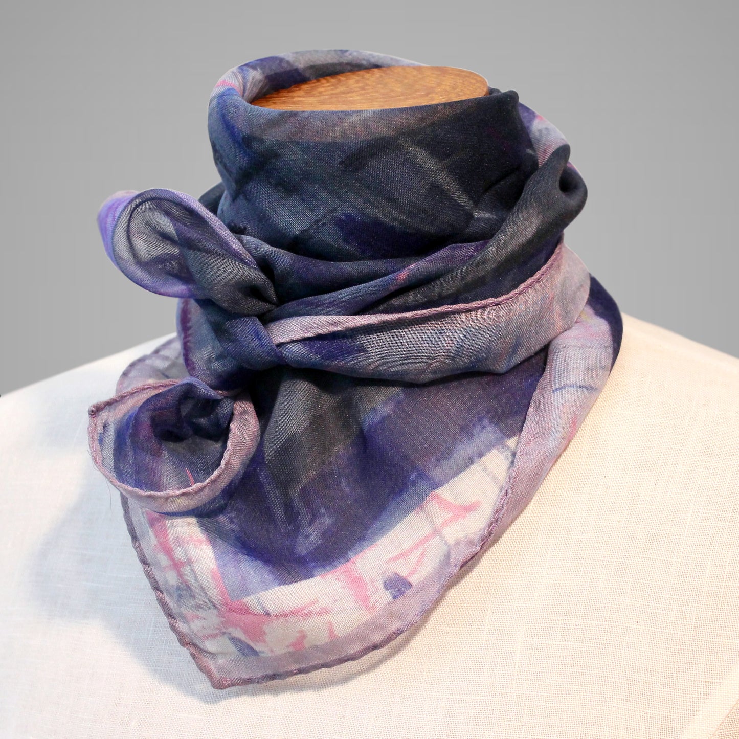 Blue Pink Static 1 Bandana