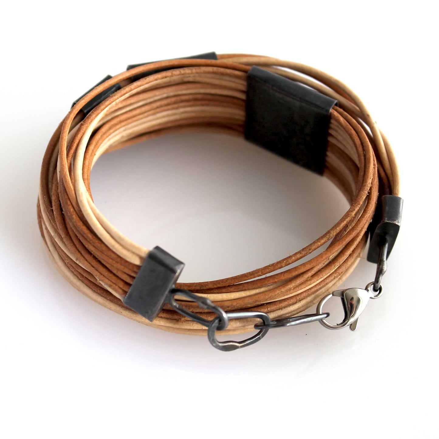 Organica Leather Wrap Bracelet No.03 _ Natural