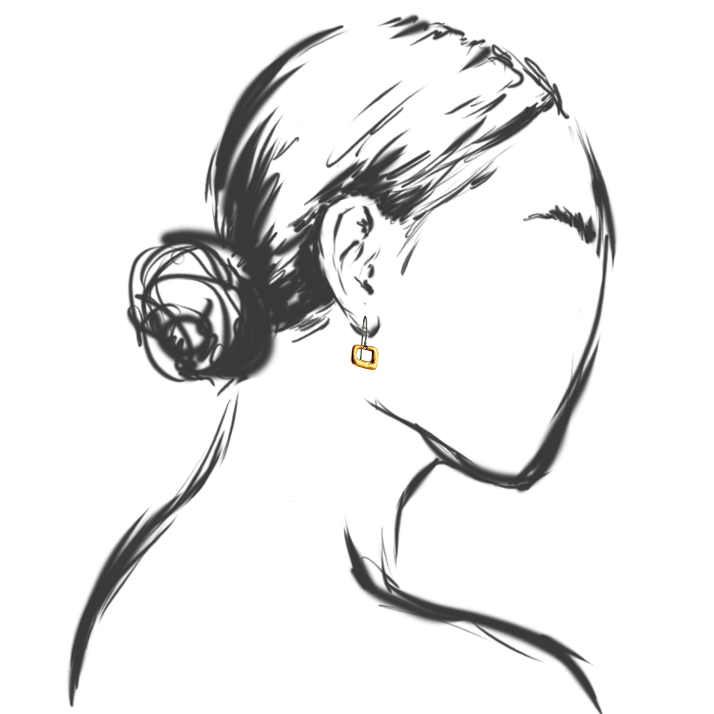 Retro Organica Earrings No.04