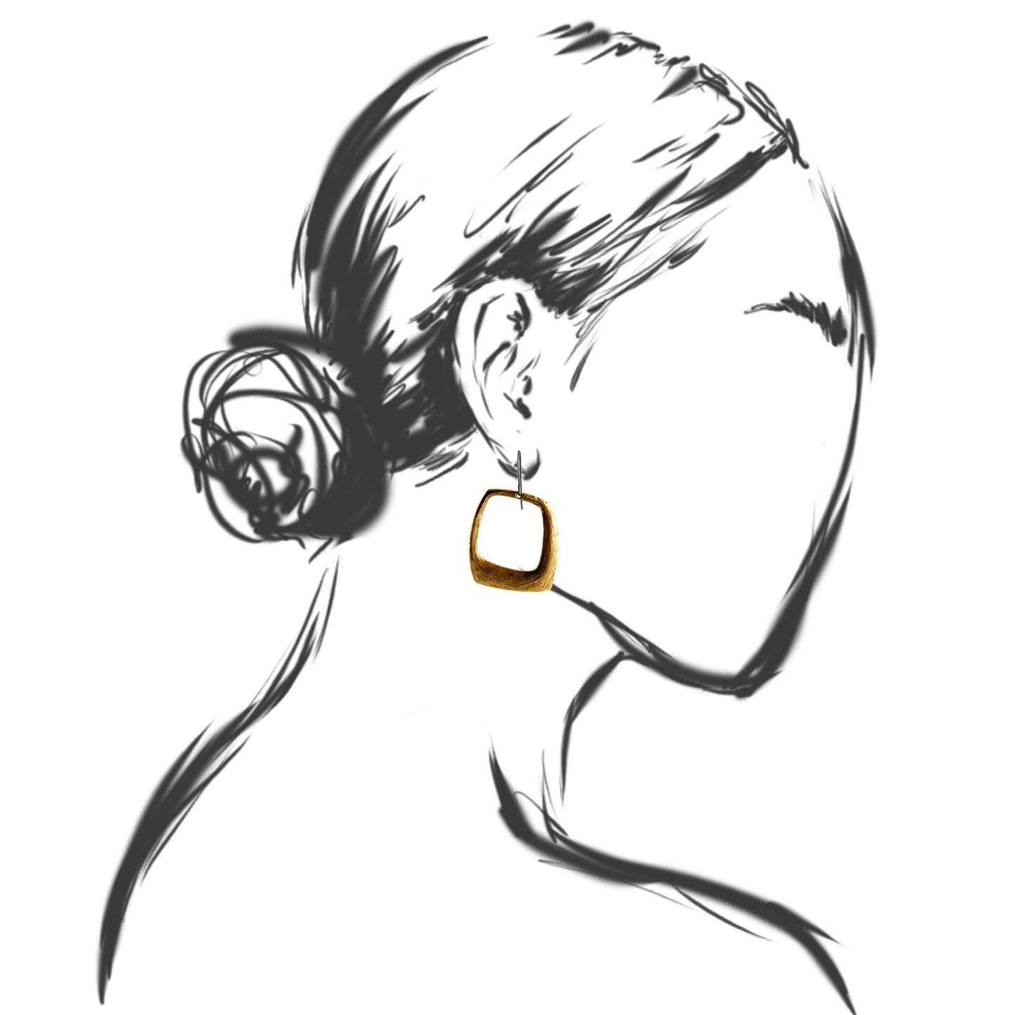 Retro Organica Earrings No.12