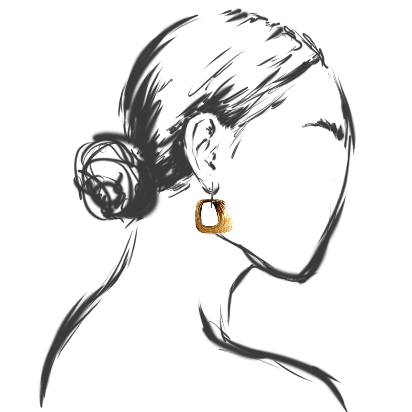 Retro Organica Earrings No.14