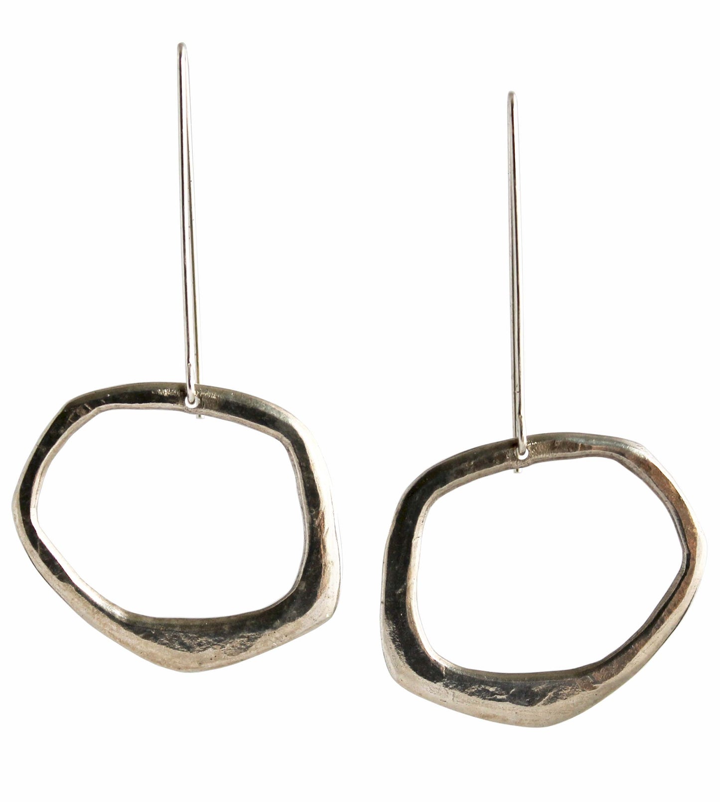Retro Organica Earrings No.15 with Black Opal Mosaic