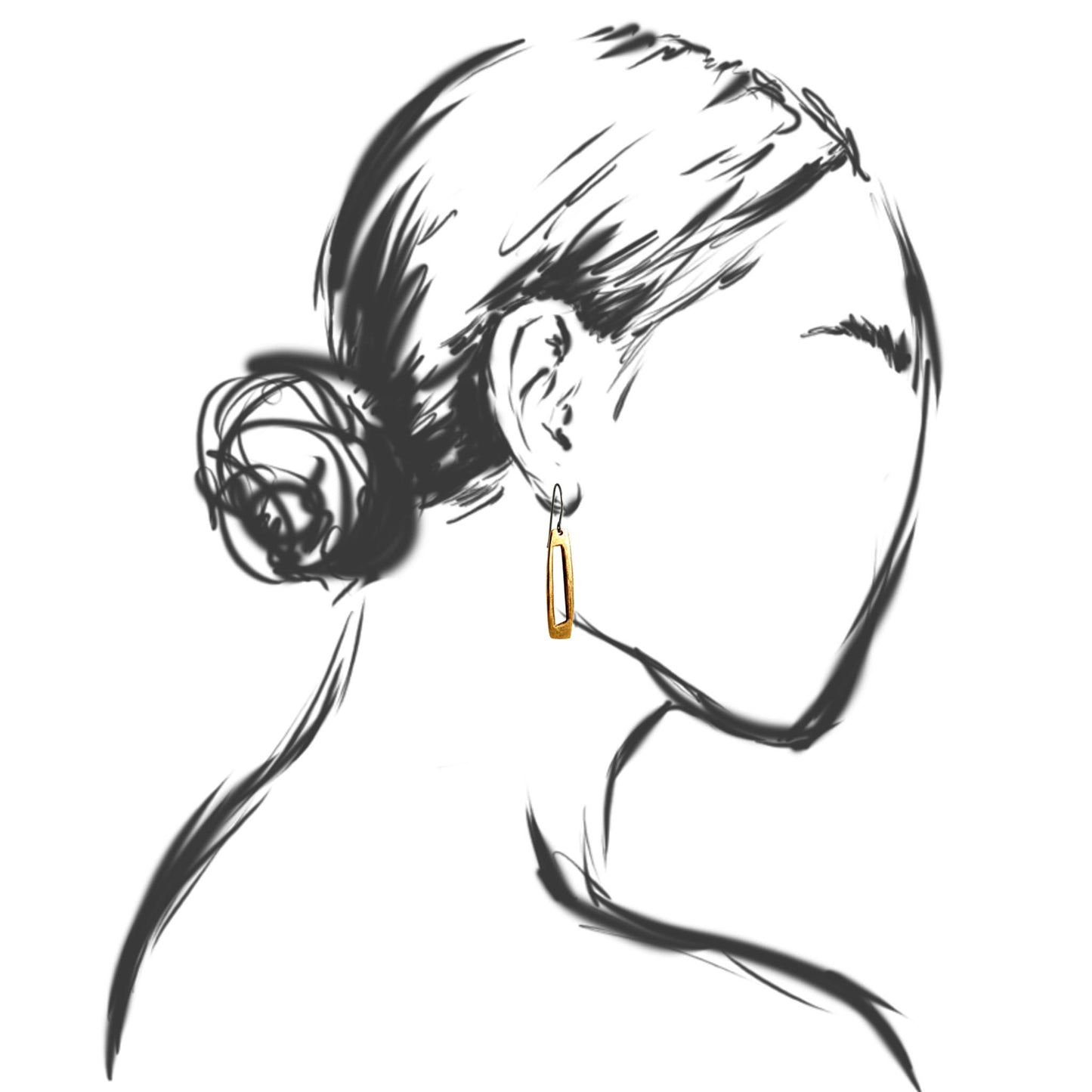 Retro Organica Earrings No.08
