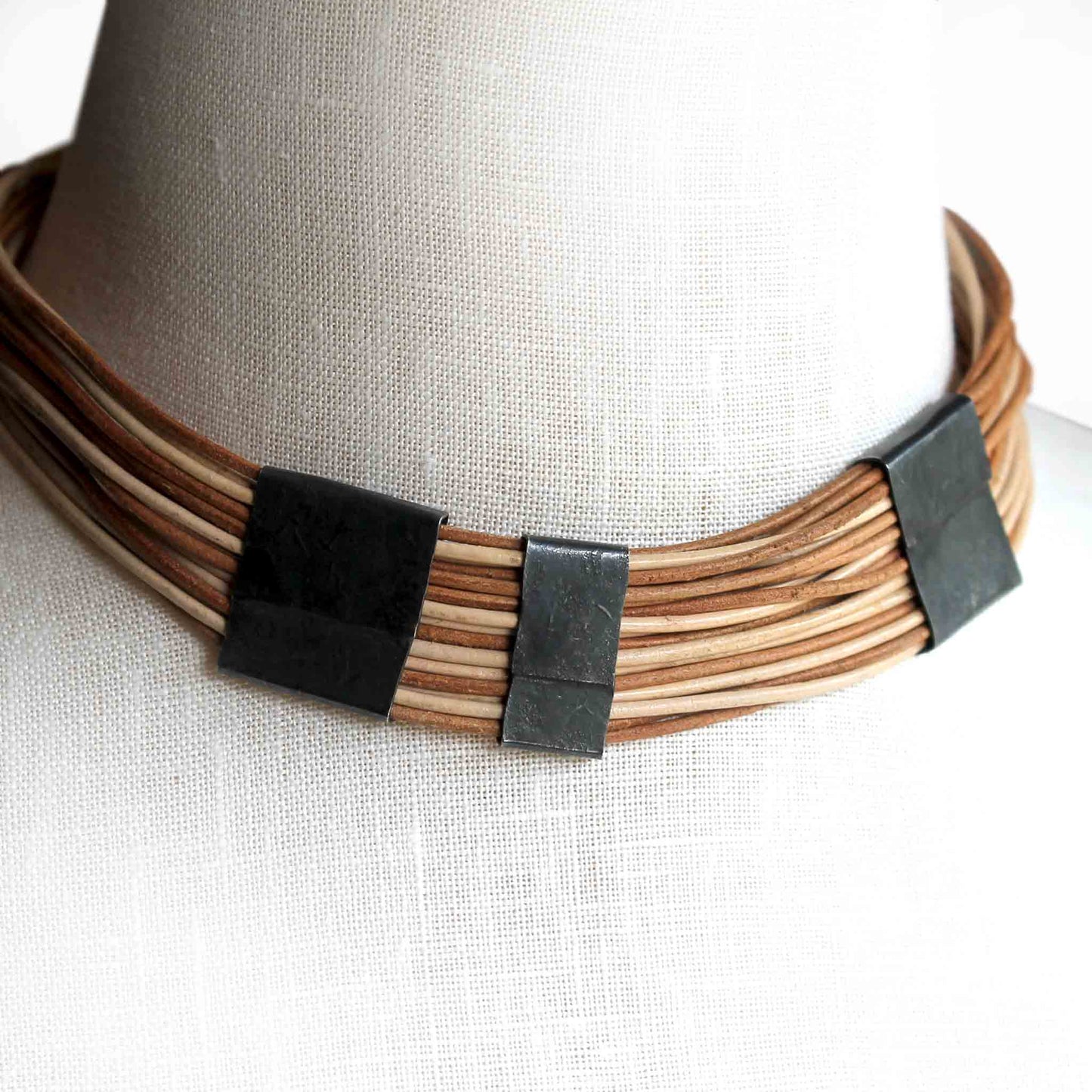 Organica Leather Wrap Bracelet No.03 _ Natural