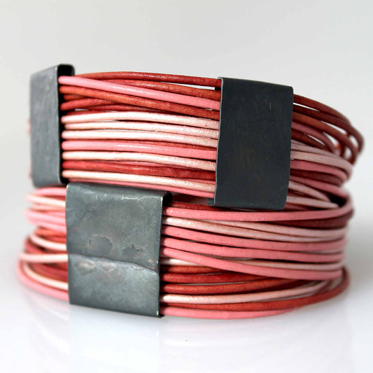 Organica Leather Wrap Bracelet No.03 _ Swirl