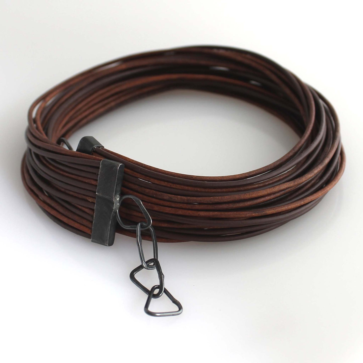 Organica Leather Wrap Bracelet No.07 _ Mocha